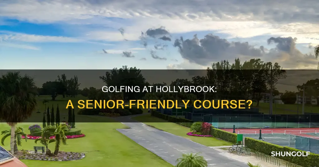 is hollybrook golf for eldery people