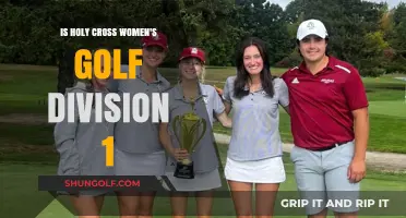 Is Holy Cross Women's Golf a Division 1 Program?