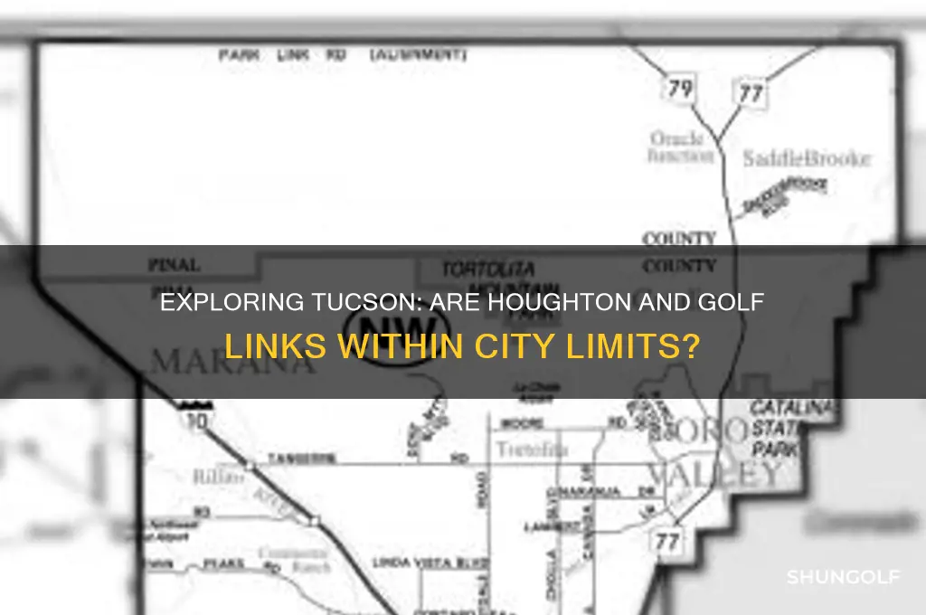 is houghton and golf links in the city of tucson
