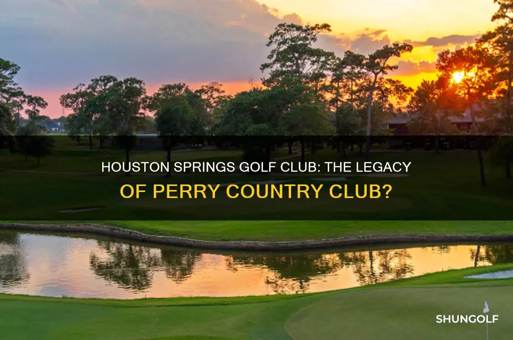 is houston springs golf club the old perry country club