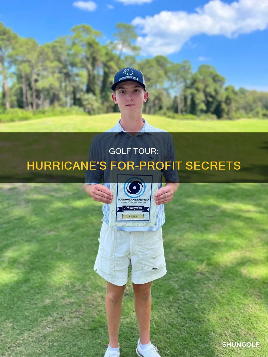 is hurricane golf tour for-profit