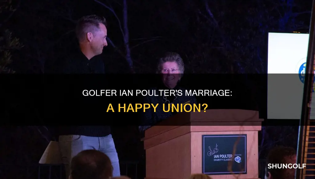 is ian poulter the golfer married
