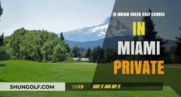 Is Indian Creek Golf Course in Miami Private? Exploring Membership Details