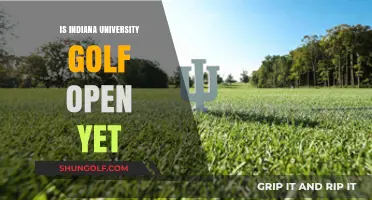Is Indiana University Golf Course Open for Play Yet?