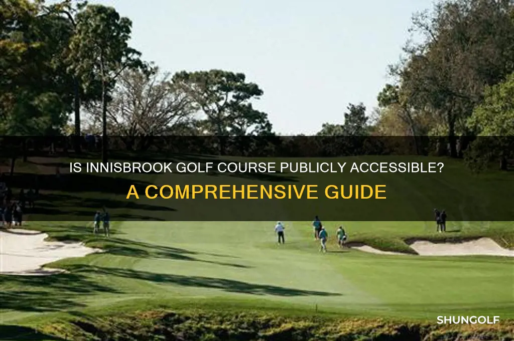 is innisbrook golf course open to the public