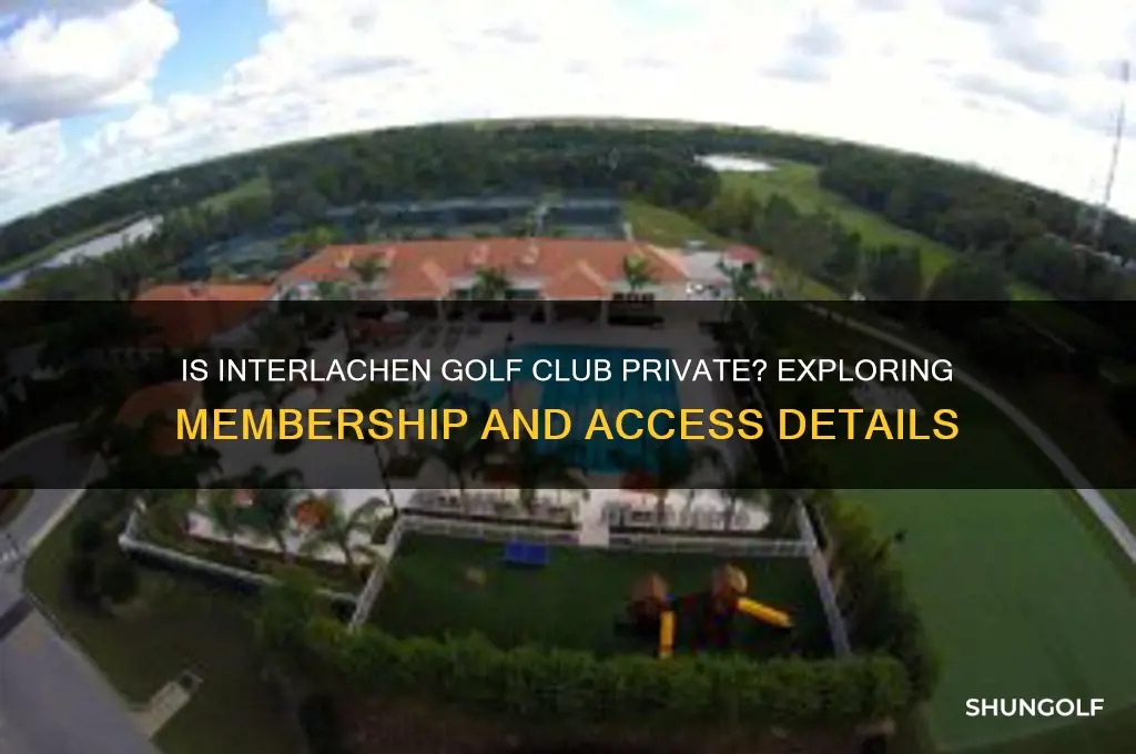 is interlachen golf club private