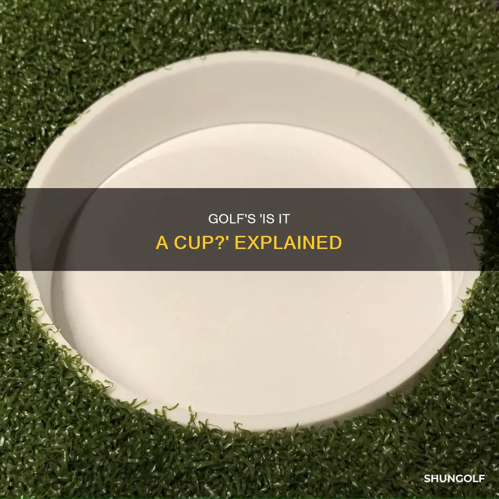 is it a cup in golf