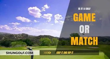 Golf Game vs. Match: Understanding the Key Differences and Terms