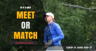 Golf Meet vs. Match: Understanding the Key Differences and Formats