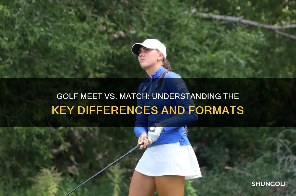 is it a golf meet or match