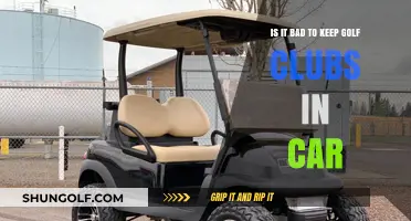 Is Storing Golf Clubs in Your Car a Bad Idea?