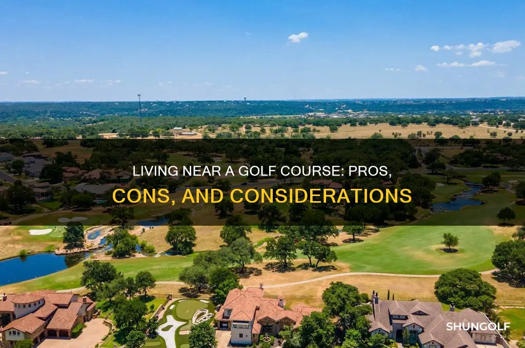 is it bad to live near a golf course