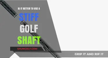 Exploring the Pros and Cons of Stiff Golf Shafts: A Comprehensive Guide