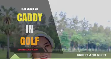 Caddie or Caddy: Unraveling the Correct Golf Term Confusion