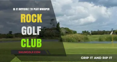 Whisper Rock Golf Club: Challenging Yet Rewarding for All Skill Levels