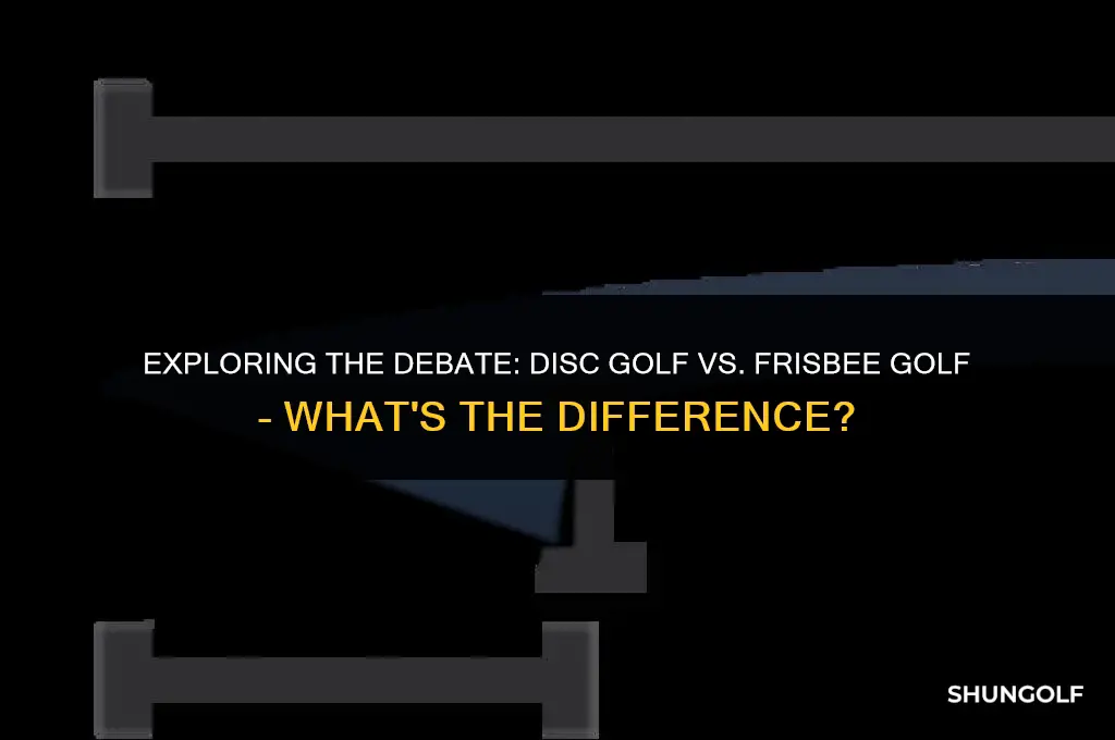 is it disc golf or frisbee golf