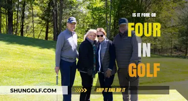 Fore or Four in Golf: Understanding the Confusion and Correct Usage