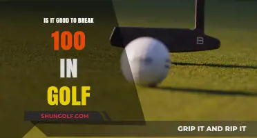 Mastering the Golf Score: Is Breaking 100 a Good Goal?