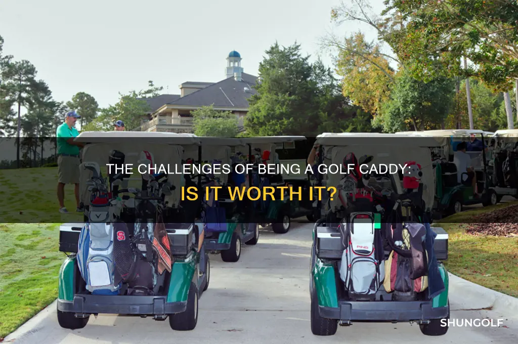is it hard to be a golf caddy