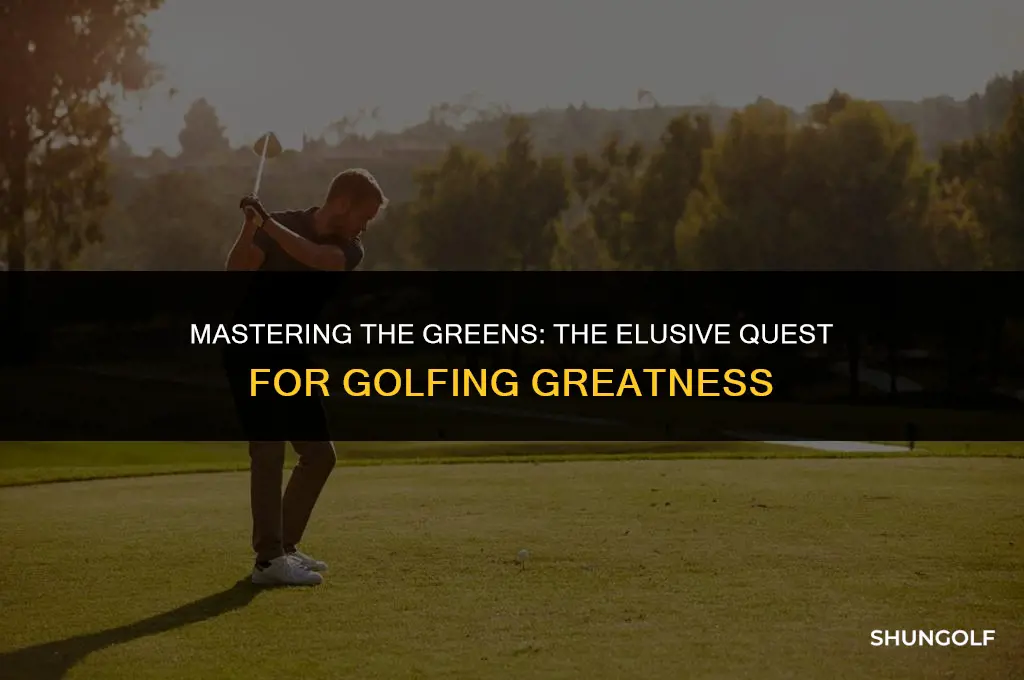 is it hard to be good at golf