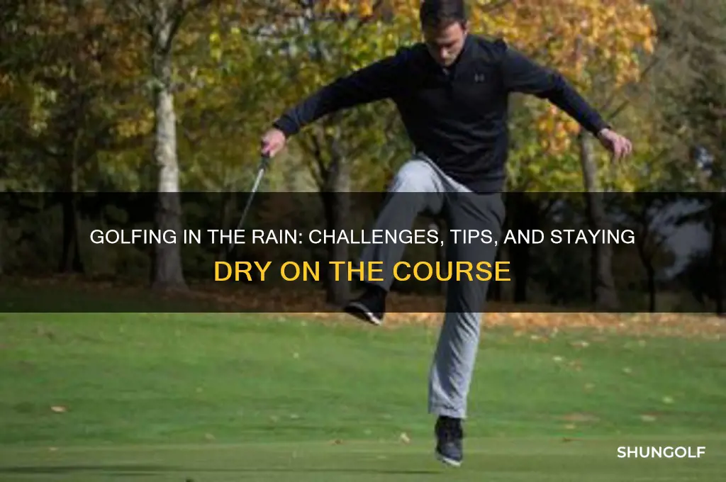 is it harder to golf in the rain