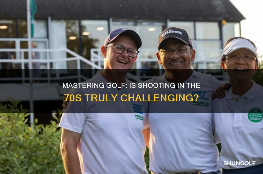 is it hardmto shoot in 70s golf