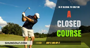 Is Golfing on a Closed Course Illegal? Legal Insights Explained