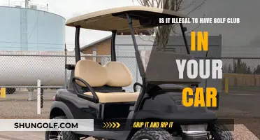 Is Carrying Golf Clubs in Your Car Against the Law?