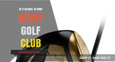Is Carrying a Heavy Golf Club Considered Illegal? Legal Insights