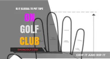 Is Taping Golf Clubs Legal? Rules and Consequences Explained