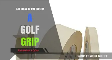 Exploring the Legality of Taping Your Golf Grip: A Comprehensive Guide