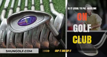 Is Vaseline on Golf Clubs Legal? Rules and Consequences Explained