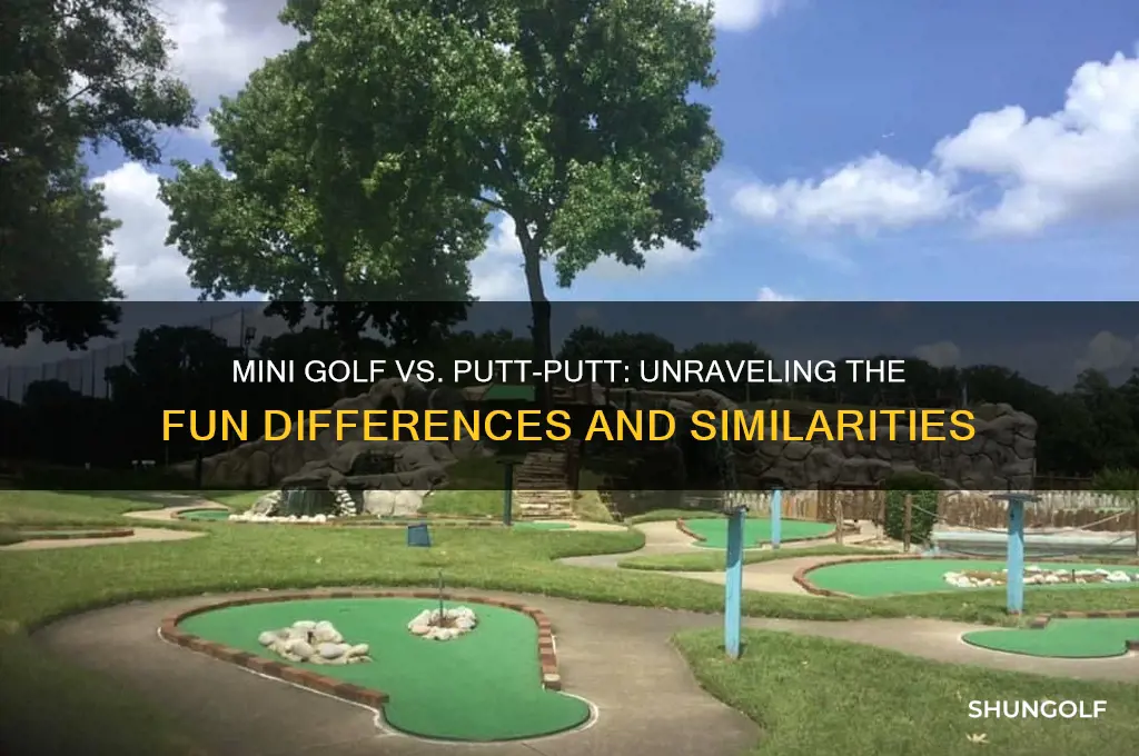 is it mini golf or put put