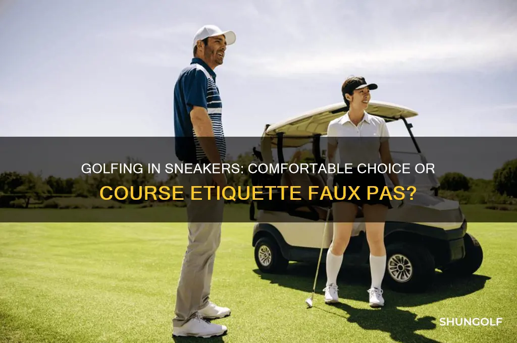 is it ok to golf in sneakers