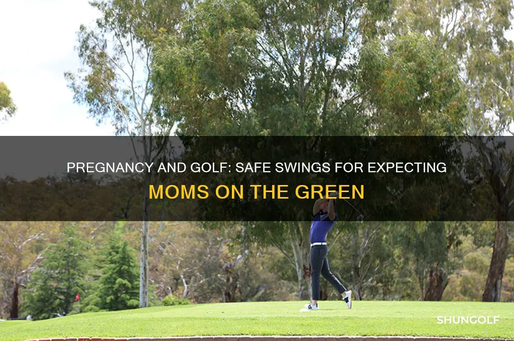 is it ok to golf while pregnant