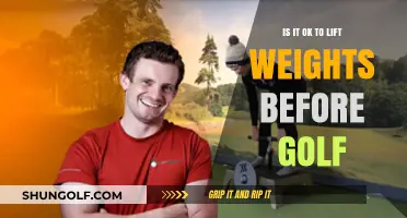 Lifting Weights Before Golf: Enhance Performance or Risk Injury?