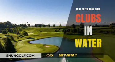 Can You Soak Golf Clubs in Water? Risks and Best Practices