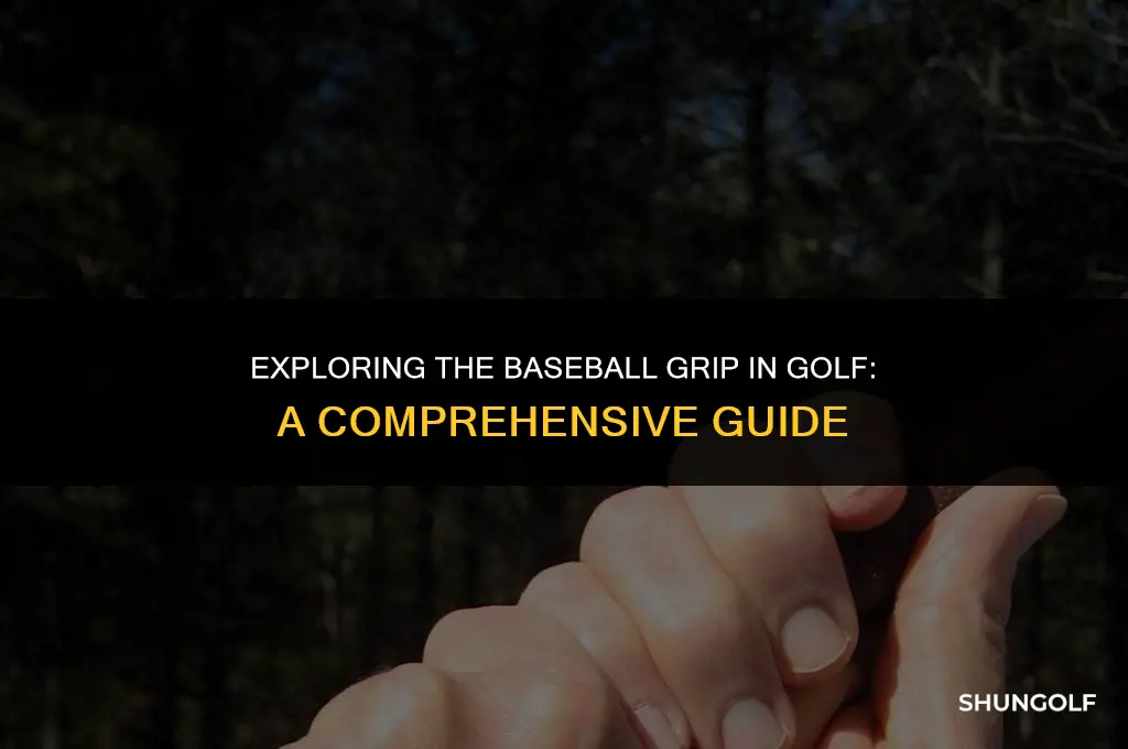 is it ok to use baseball grip in golf