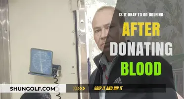 Golfing After Blood Donation: Safe or Risky? Expert Advice