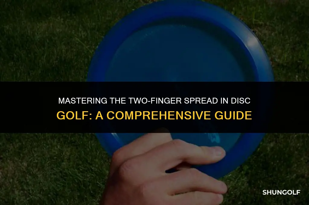 is it okay to two finger spread disc golf
