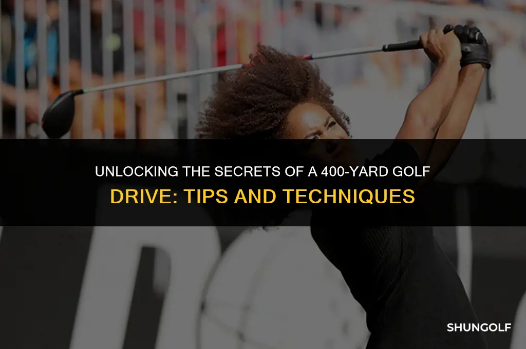 is it possible to golf drive 400 yards