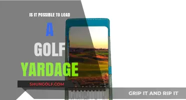 Can You Load a Golf Yardage? Exploring the Possibility and How-To