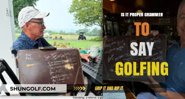Is 'Golfing' Correct? Exploring the Grammar of This Popular Verb