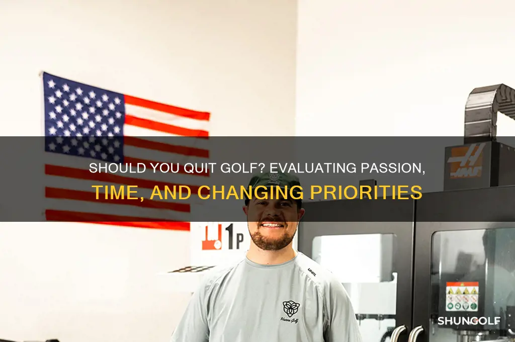 is it time to give up golf
