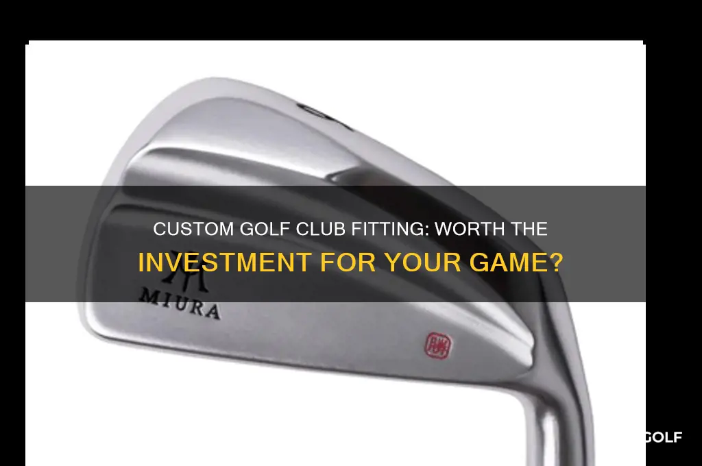 is it worth being measured for golf clubs