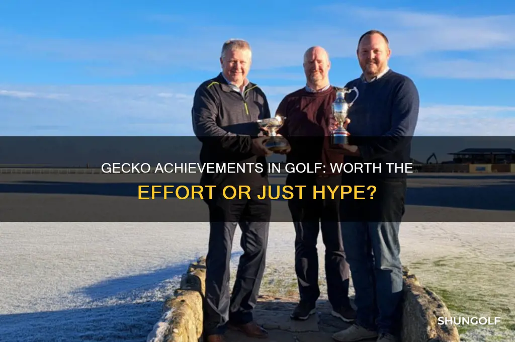is it worth it to gecko achievements in golf