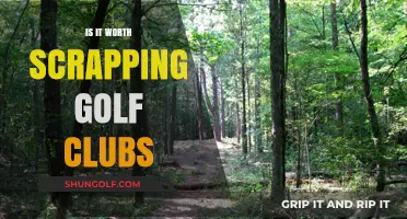 Scrapping Golf Clubs: Is It a Worthwhile Endeavor for Golfers?