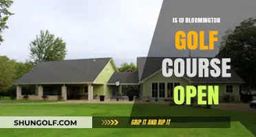 Is IU Bloomington Golf Course Open? Current Status and Updates