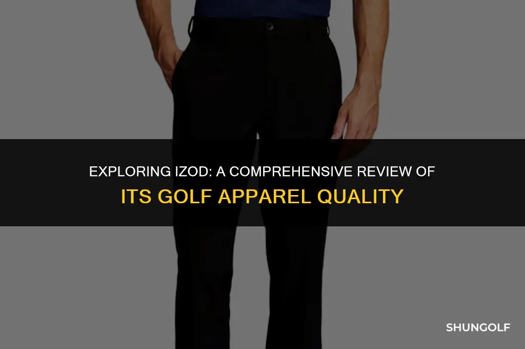 is izod a good golf brand