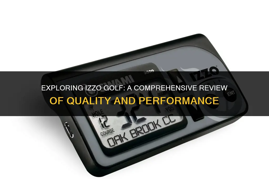 is izzo a good golf brand